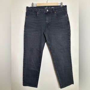 Black High waisted straight petite jeans